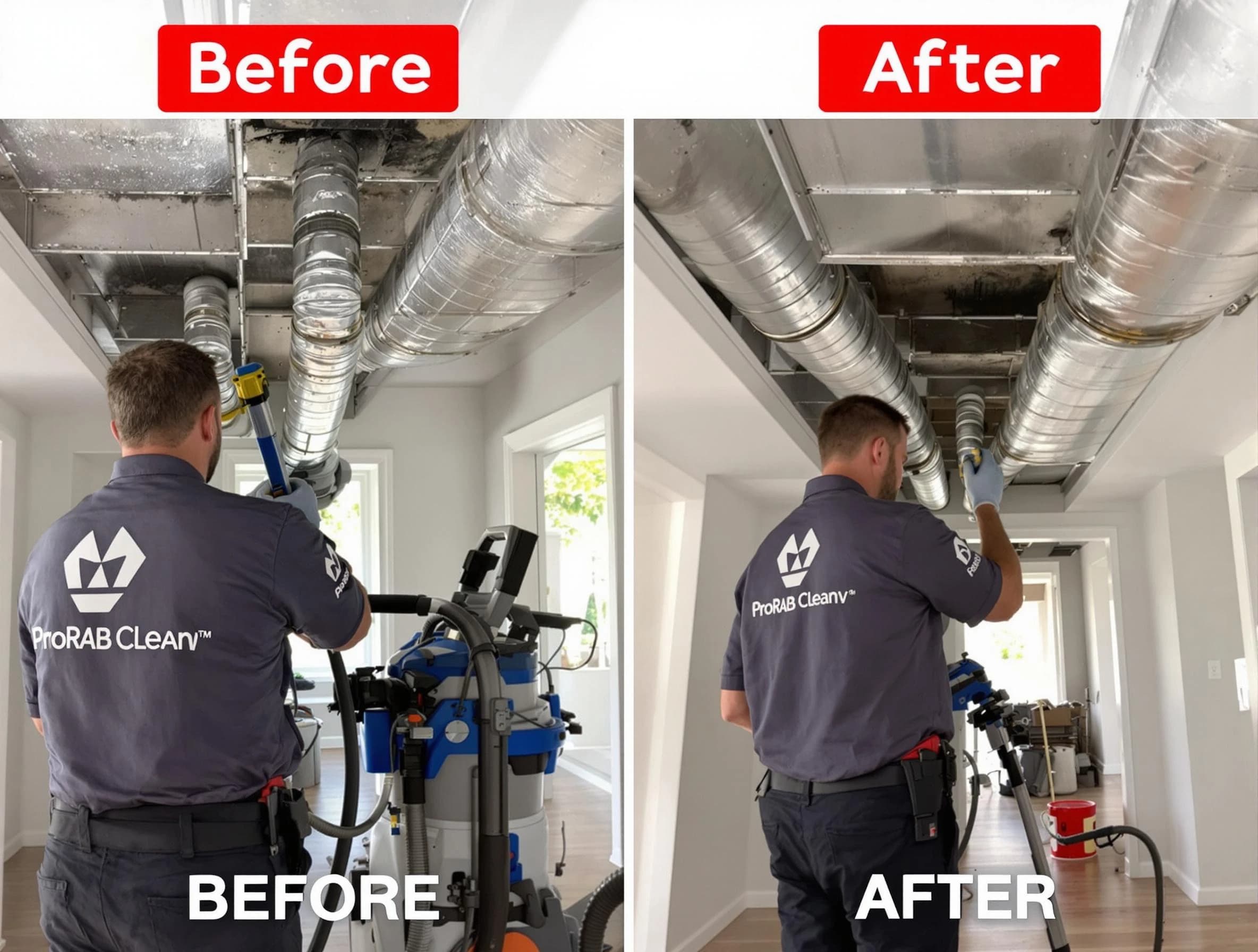 Lincoln Air Duct Cleaning expert performing thorough residential duct cleaning in a Lincoln home