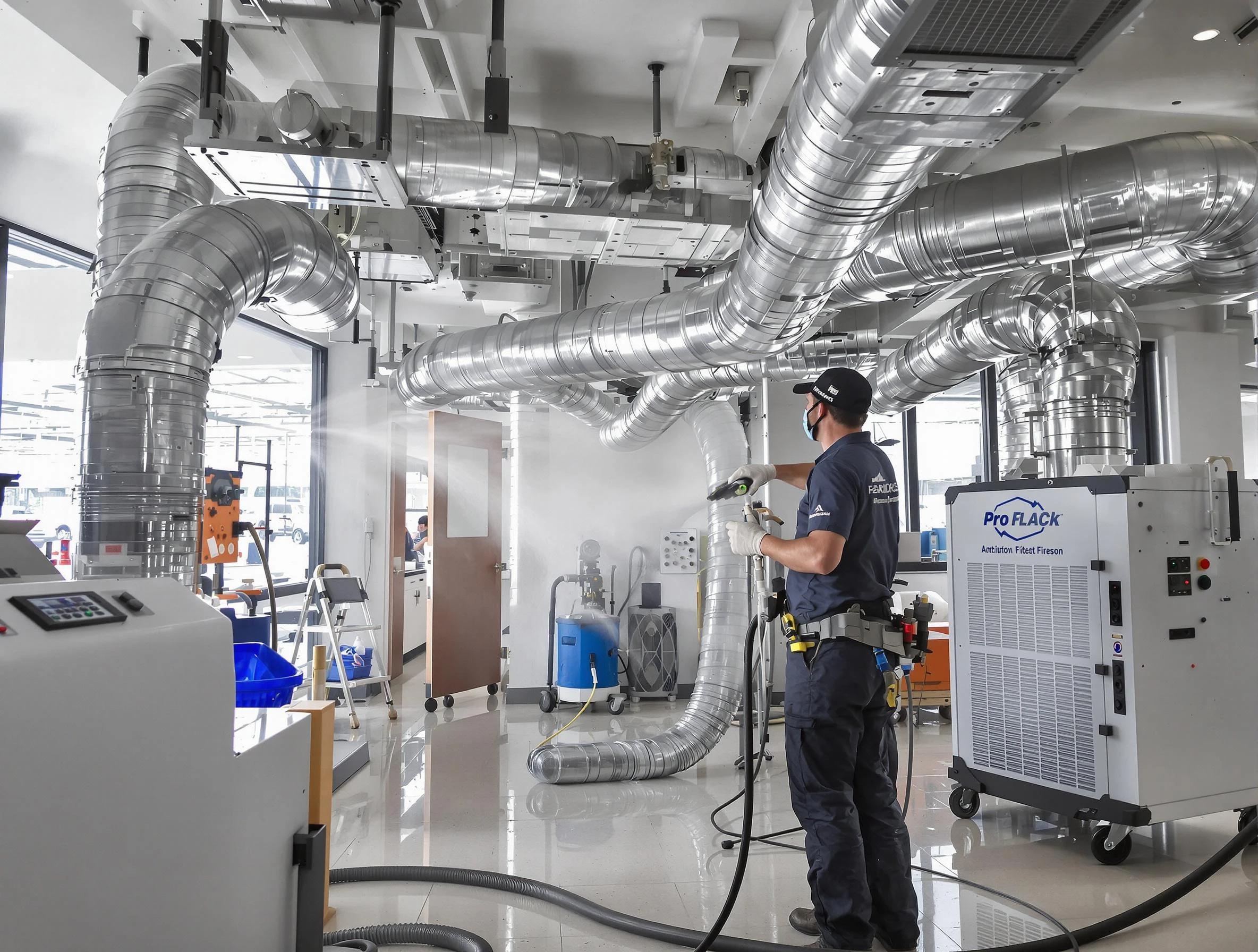 Negative Pressure Air Duct Cleaning in Lincoln