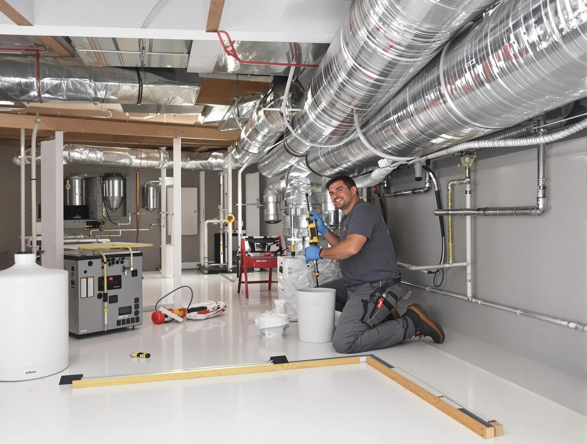 Professional duct sealing service by Lincoln Air Duct Cleaning in Lincoln
