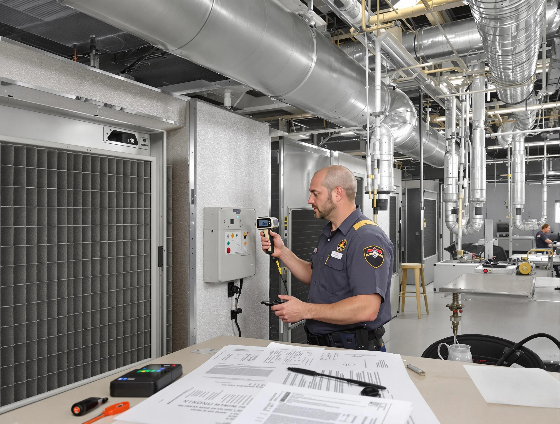 Professional filter system inspection by Lincoln Air Duct Cleaning in Lincoln