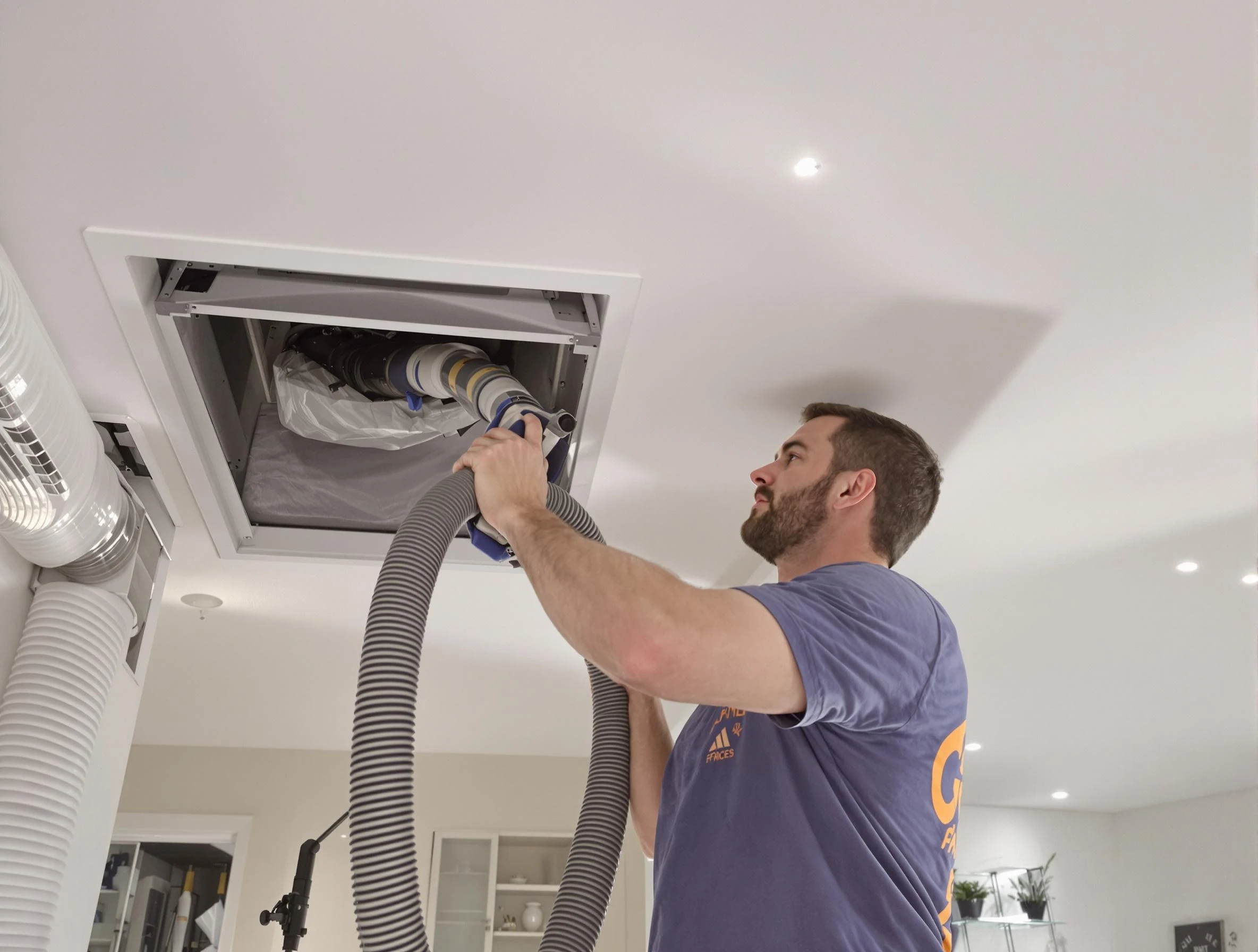 Precision indoor duct cleaning by Lincoln Air Duct Cleaning in Lincoln