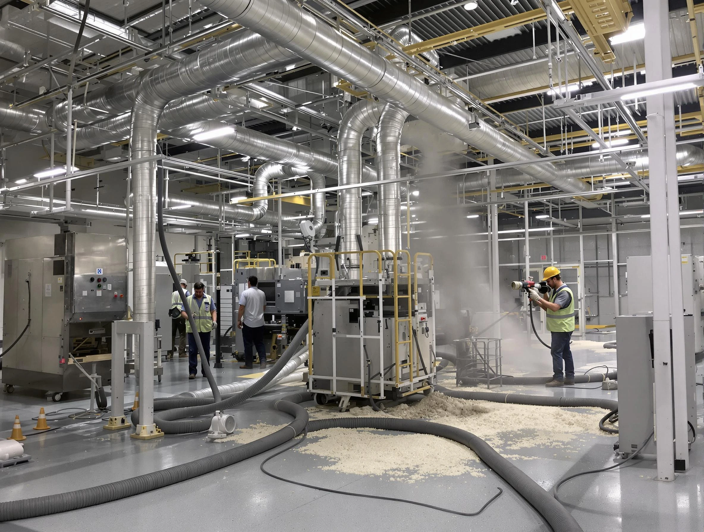 Heavy-duty industrial duct cleaning by Lincoln Air Duct Cleaning in Lincoln